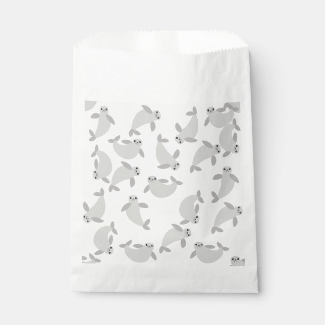 cute Manatees Favour Bags (Front)