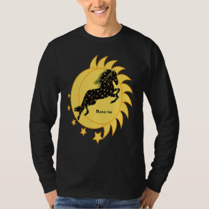 Cute Mane iac Celestial Horse Dancer Girls Graphic T-Shirt