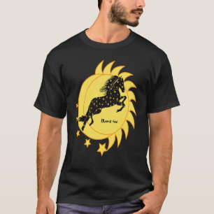Cute Mane iac Celestial Horse Dancer Girls Graphic T-Shirt