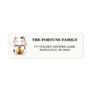Cute Maneki Neko Japanese Lucky Cat Return