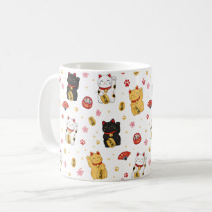 Cute Maneki Neko Mug Kawaii Cat Lover Gift