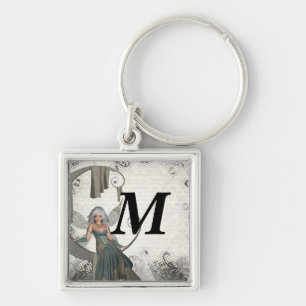 Cute manga fairy key ring