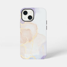 Cute marble pattern blush purple gold white pink