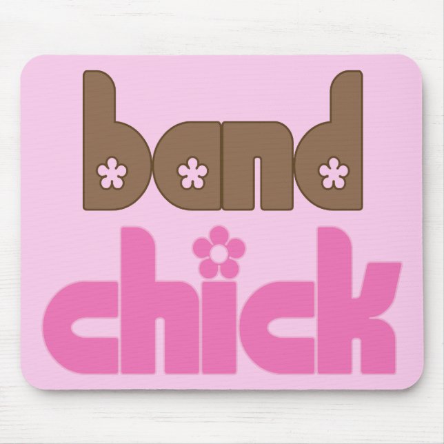 Cute Marching Band Chick Mousepad (Front)