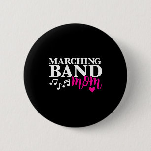 Cute marching band mum design - band mama design C 6 Cm Round Badge