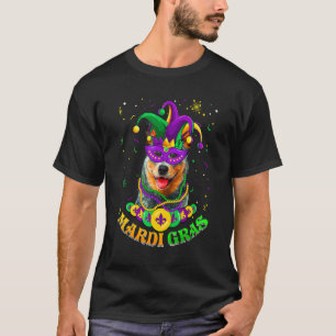 Cute Mardi Gras Australian Cattle Dog Dad Dog Mum T-Shirt