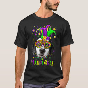 Cute Mardi Gras Carnival Dalmatian Dog Mardi Gras T-Shirt