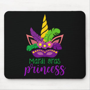 Cute Mardi Gras Princess Shirt Kids Toddler Girl O Mouse Mat