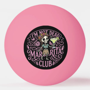 Cute Margarita  Skelton Ping Pong Ball