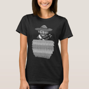 Cute Mariachi In Pocket Cinco De Mayo Men Women T-Shirt