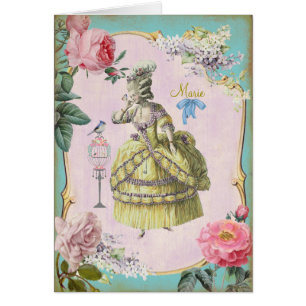 Cute Marie Antoinette - Card