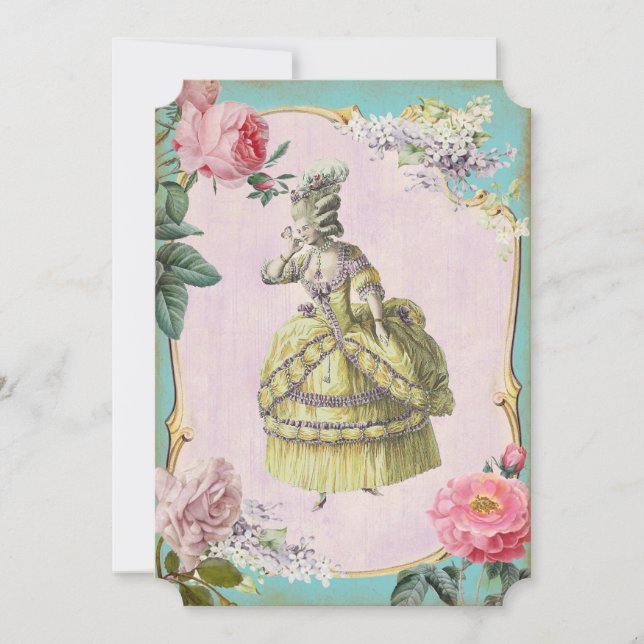 Cute Marie Antoinette - Invitations (Front)