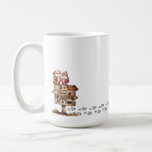 Cute Marmot Outdoorsy Couple Adventure Hiking  Coffee Mug