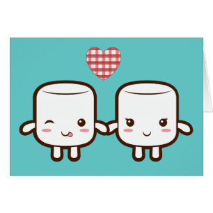 Cute Marshmallow couple