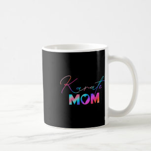 Cute Martial Arts Mother's Day Rainbow Karate Mum Coffee Mug