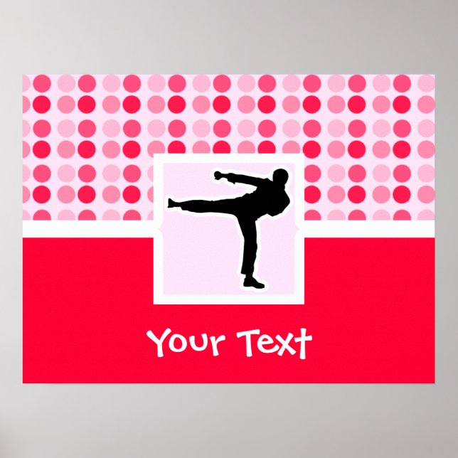 Cute Martial Arts Poster (Front)