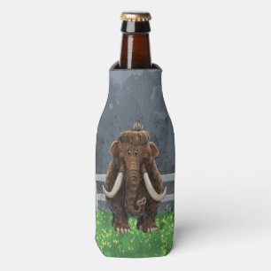 Cute Mastodon Bottle Cooler