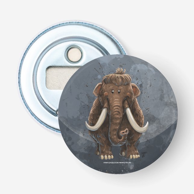 Cute Mastodon Bottle Opener (Front)