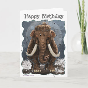 Cute Mastodon Card