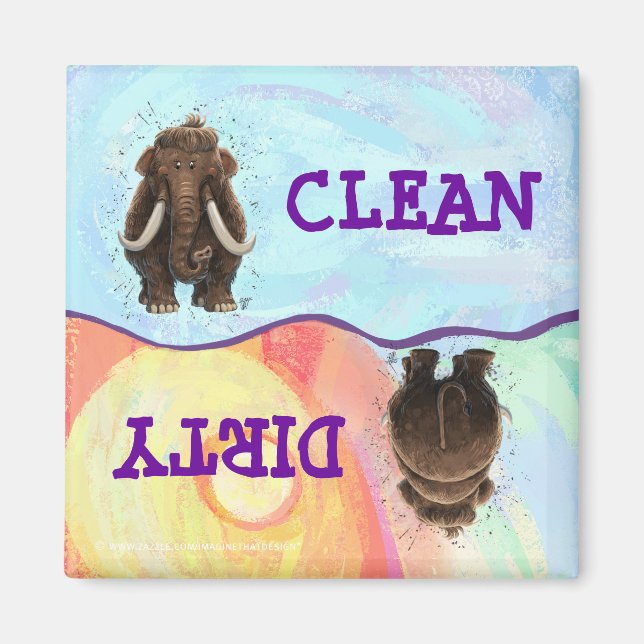Cute Mastodon Magnet (Front)