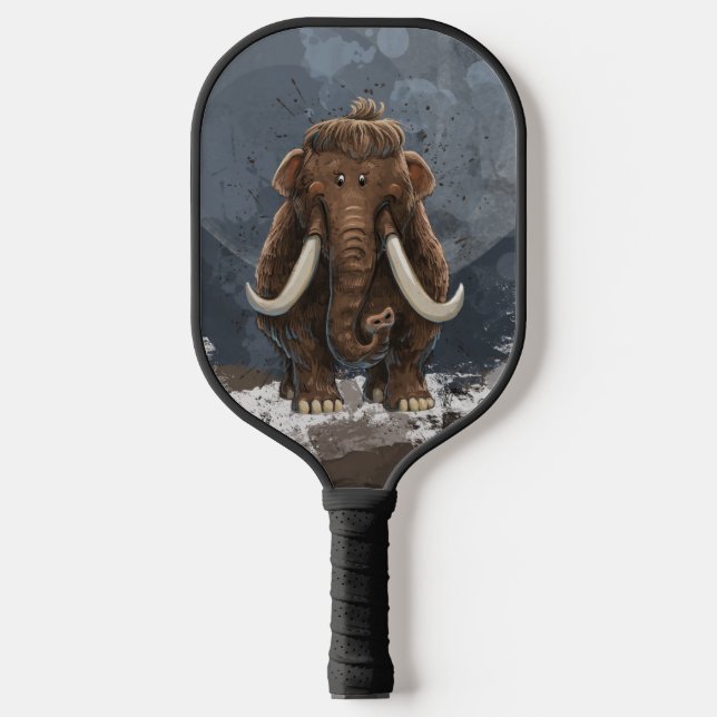 Cute Mastodon Pickleball Paddle (Front)