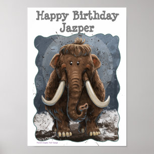 Cute Mastodon Poster