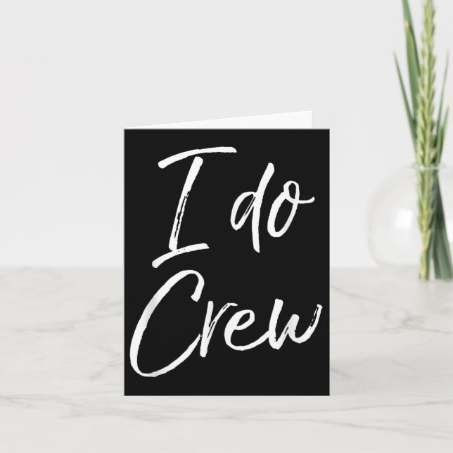 Cute Matching Bridal Party For Women &amp; Men I D Card (Front)