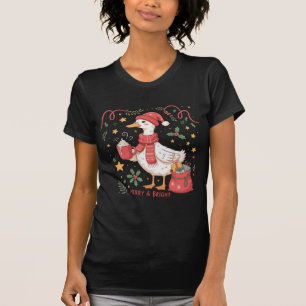 Cute Matching Christmas Goose Funny Family Ducks T-Shirt
