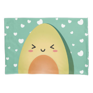 Cute Matching Couple Avocados Funny Lets Avocuddle Pillowcase