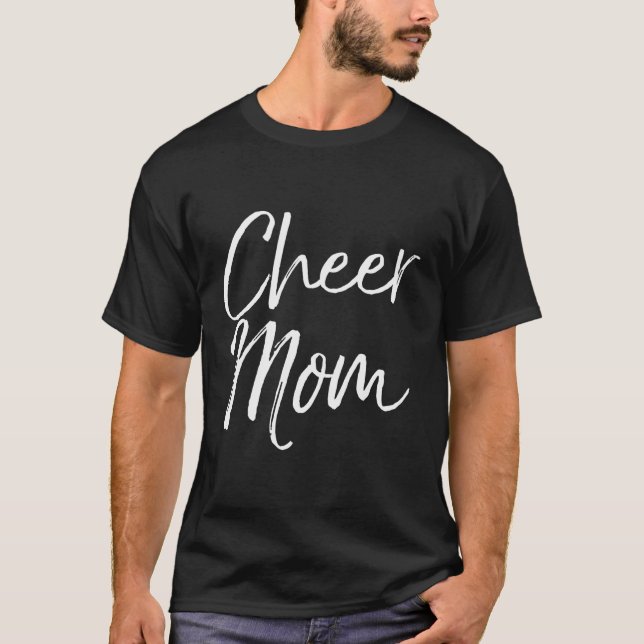 Cute Matching Family Cheerleader Mother Gift Cheer T-Shirt (Front)