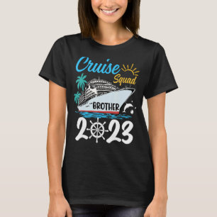 Cute Matching Family Cruise Squad 2023 Brother Cru T-Shirt