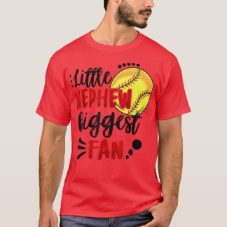 Cute Matching Softball Family Little Nephew Bigges T-Shirt