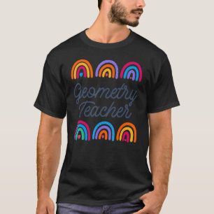 Cute Math Coach Teacher Mathematical Geometry Teac T-Shirt