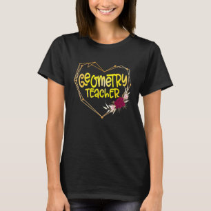Cute Math Coach Teacher Mathematical Geometry Teac T-Shirt