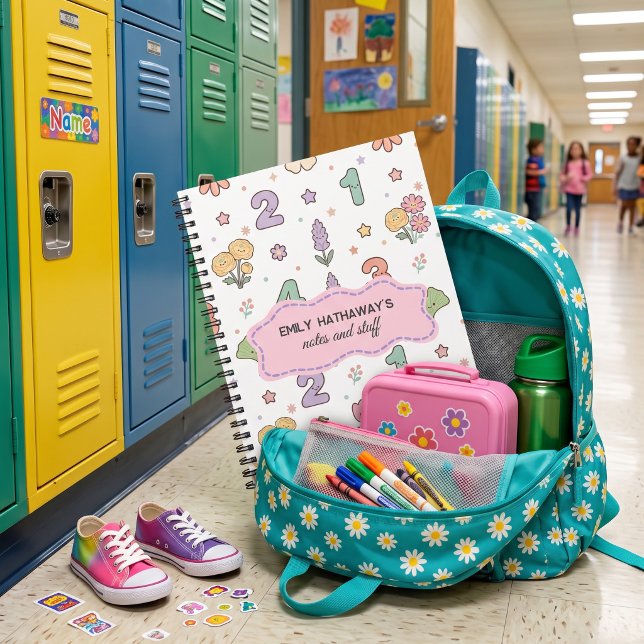Cute Mathematics Numbers School Notebook Pattern  (Creator Uploaded)