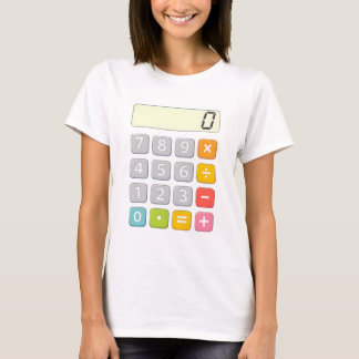 Cute Maths Calculator T Shirt for Kids