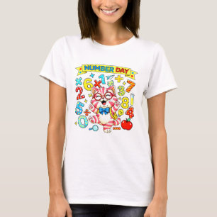 Cute Maths Numbers Cat Number Day T Shirt KidsUK !