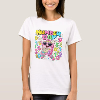 Cute Maths Numbers Cat Number Day T Shirt KidsUK!!
