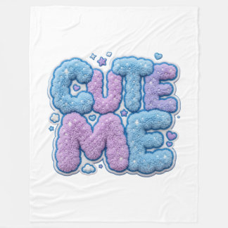Cute me fleece blanket