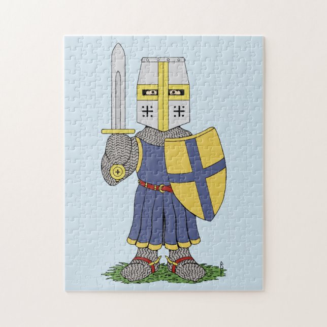 Cute Mediaeval Knight Jigsaw Puzzle (Vertical)