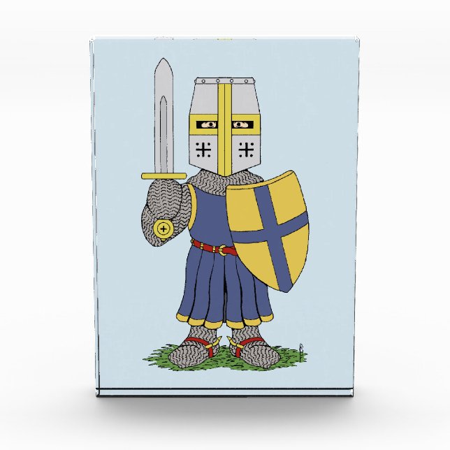 Cute Mediaeval Knight Photo Block (Front)