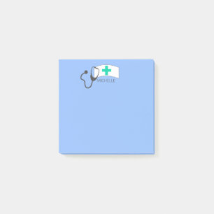 Cute Medical Stethoscope Nurses Day Personalized Post-it Notes