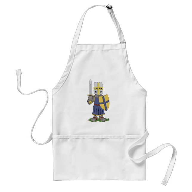 Cute Medieval Knight Standard Apron (Front)