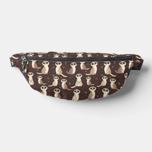Cute Meerkat Pattern Bum Bags