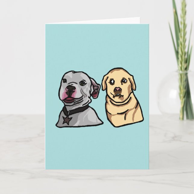 Cute Meme Dogs Card (Front)