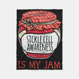 Cute Meme Sickle Cell Support Awareness Fleece Blanket