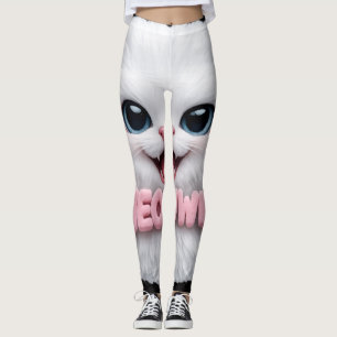 Cute Meow Kitty Leggings
