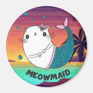 Cute Meowmaid Magnet
