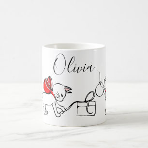 Cute Meowy Christmas Kitties Coffee Mug