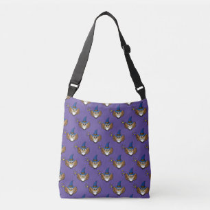 Cute Merlin the Wizard Owl Cartoon Crossbody Bag